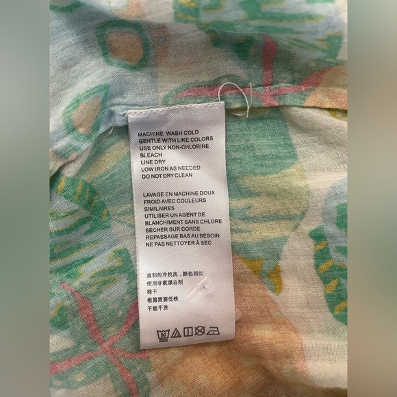 Free People Beachy Coastal Oceana Fish Tunic Mini Dress Size Medium NWOT - Picture 9 of 10